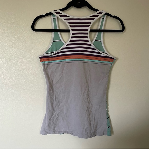 Xhilaration | Green, Purple Colorblock Racerback Tank | Size Small - Picture 10 of 11